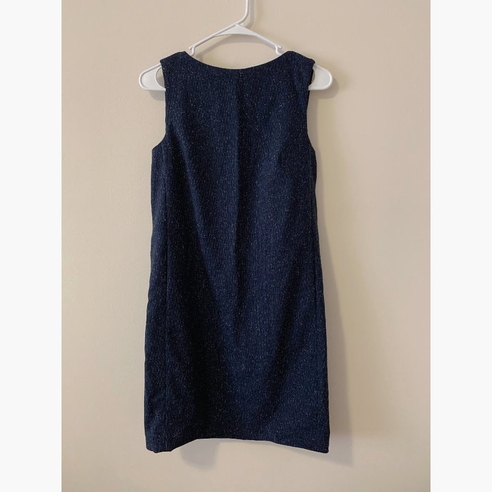 Theory Button Back Shift Dress